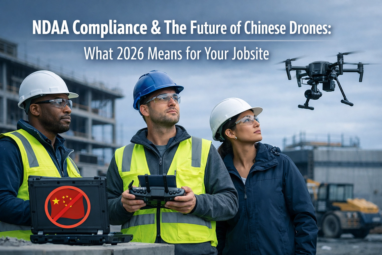 NDAA Compliance & The Future of Chinese Drones: What 2026 Means for Your Jobsite