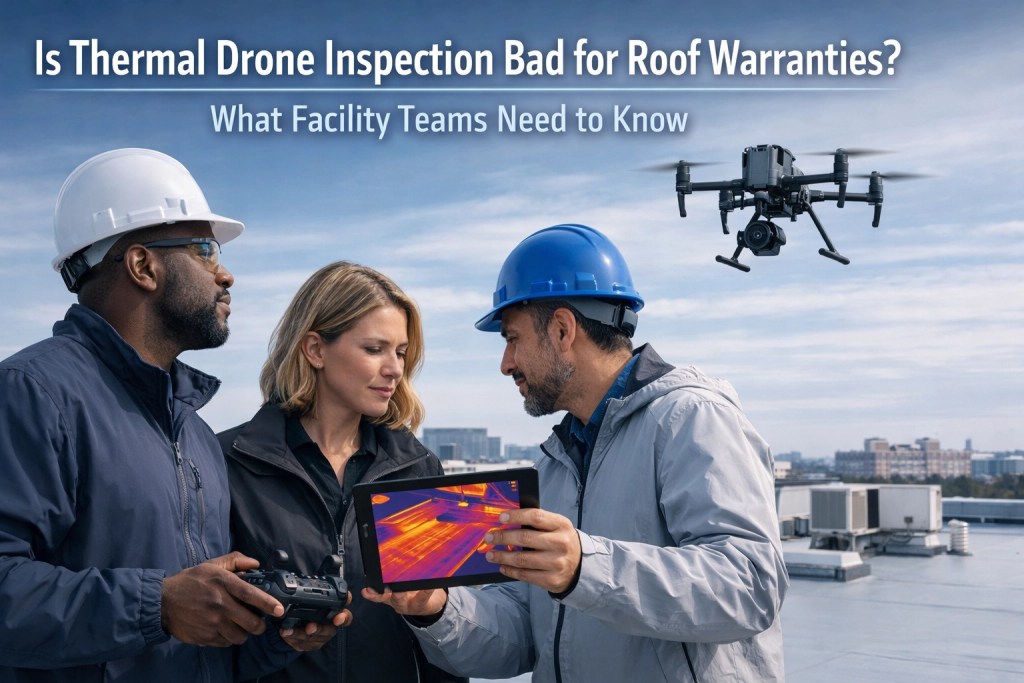 Is Thermal Drone Inspection Bad for Roof Warranties? What Facility Teams Need to Know